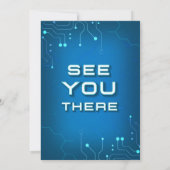 IT - Computer Science Graduation 招待状 (裏面)