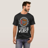 It Could Be Wurst Smoker Grill Barbecue Meat Grill Tシャツ (正面フル)