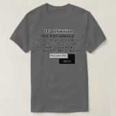 IT Definition Micromanage Tシャツ (デザイン正面)