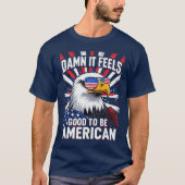  it feels good to be american tシャツ (正面)