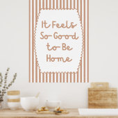 It Feels So Good to Be Home ポスター (キッチン)