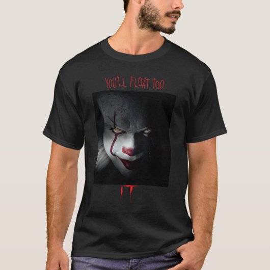 IT FilmsTV Series Pennywise Youll Floatoo Pullover Tシャツ (正面)