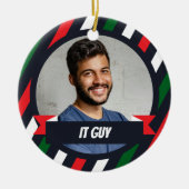 IT GUY -  Office Christmas Tree Ornament セラミックオーナメント (正面)