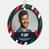 IT GUY -  Office Christmas Tree Ornament セラミックオーナメント (左)