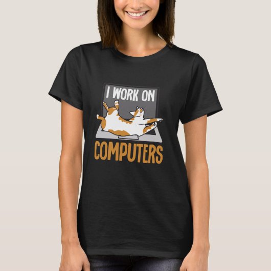 IT Iコンピュータ技術 Tシャツ (正面)