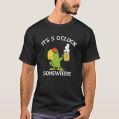 It Is 5 O'clock Somewhere  Drinking Parrot Tシャツ (正面)