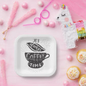 It Is Always Coffee Time ペーパープレート (パーティー)