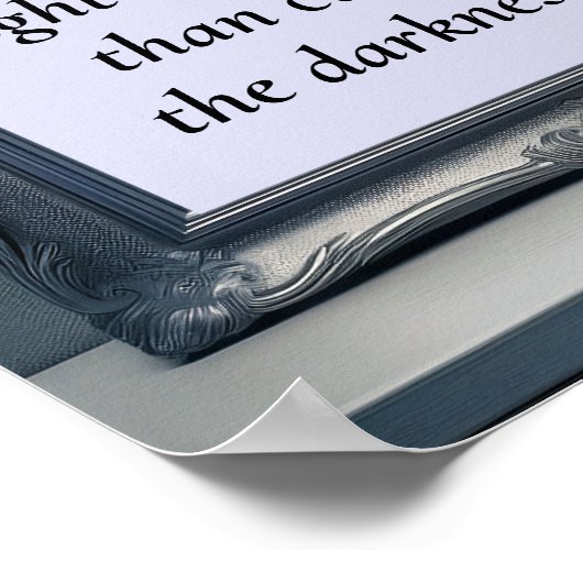 It is better to light a candle ポスター (角)