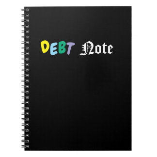 It is Debt Note. Not Death Note ノートブック