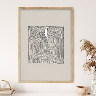 It Is Finished,  Veil is torn, Matthew 27_51, Holy ポスター