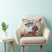 It Is Not A Real Party Until Wiener Comes Out クッション (椅子)