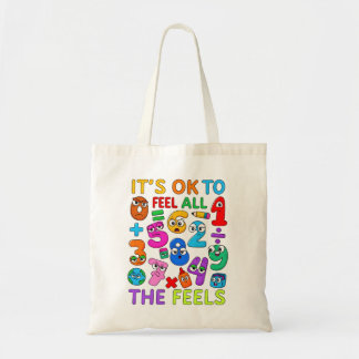 It Is Ok To Feel All The Feels Math Tote Bag トートバッグ