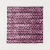 It is Purple knitting texture for pattern and back タペストリー (正面(横))