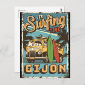 It is surf time in Gijon ポストカード (正面/裏面)