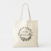 It Is Well With My Soul Canvas Tote Bag トートバッグ (裏面)