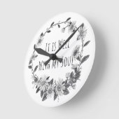 It Is Well With My Soul Clock ラウンド壁時計 (傾斜)