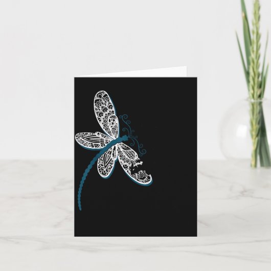 It Is Well With My Soul Dragonfly Chirtian Quote カード (正面)