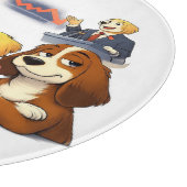 It Is What It Is – Funny Dog Illustration カッティングボード (角)