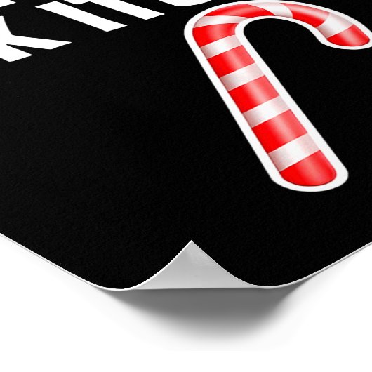 It Isnt Going To Itself Candy Cane Christmas Coupl ポスター (角)