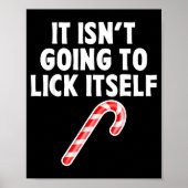 It Isnt Going To Itself Candy Cane Christmas Coupl ポスター (正面)