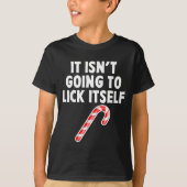 It Isnt Going To Itself Candy Cane Christmas Coupl Tシャツ (正面)