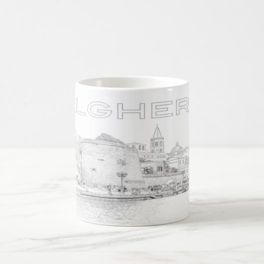 IT Italia - Sardinia - Alghero - コーヒーマグカップ (中央)