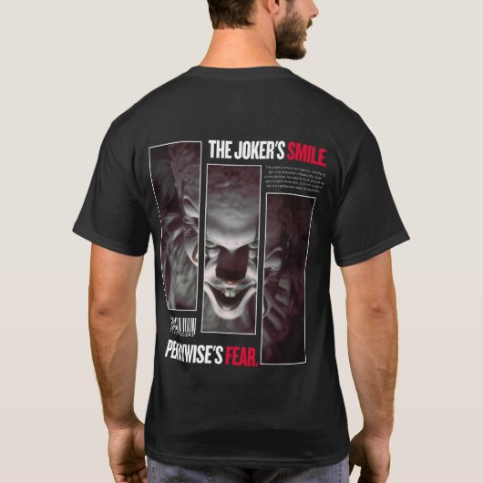 IT Joker New t shirt design Tシャツ (裏面)