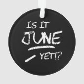 It June Yet -新学期-おもしろい先生 オーナメント (裏面)