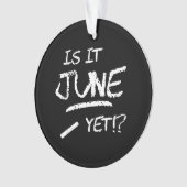 It June Yet -新学期-おもしろい先生 オーナメント (正面)