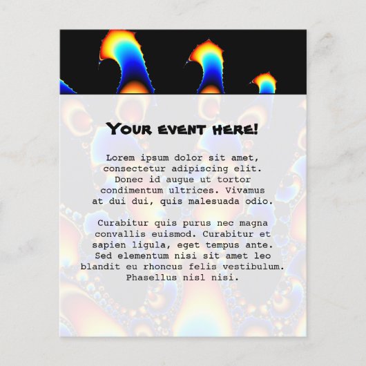 It - Mandelbrot Fractal チラシ (正面)