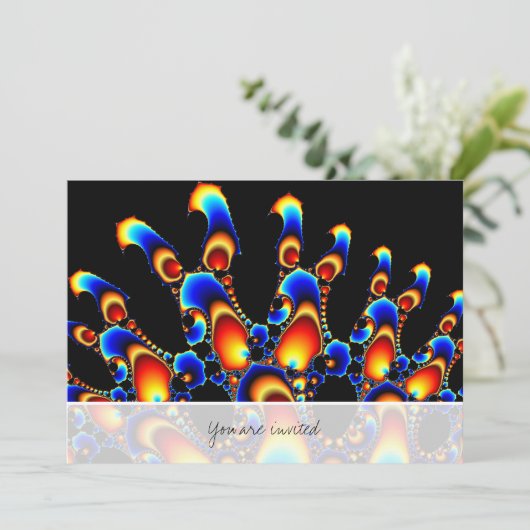 It - Mandelbrot Fractal 招待状 (スタンド正面)