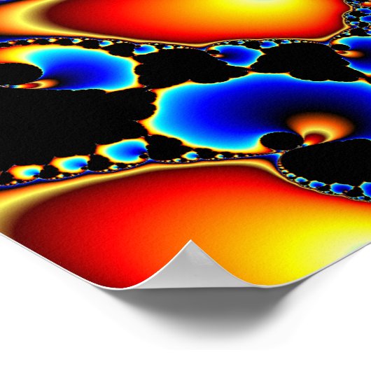 It - Mandelbrot Fractal Art ポスター (角)