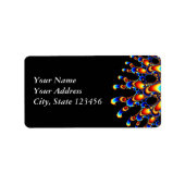 It - Mandelbrot Fractal Art ラベル (正面)