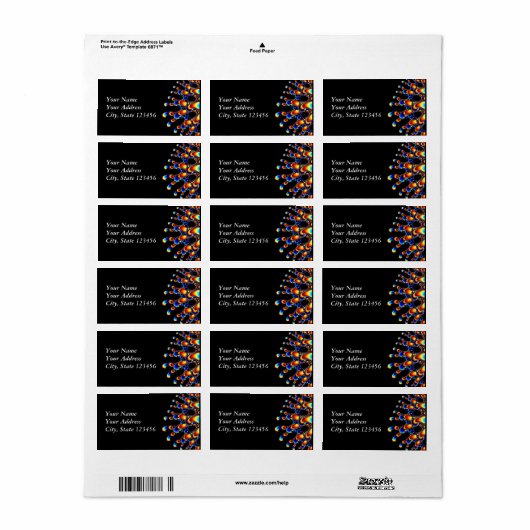 It - Mandelbrot Fractal Art ラベル (フルシート)