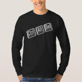 IT Nerd is Control Alt Delete IT Geek Tシャツ (正面)