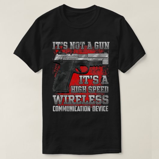 It Not A Gun おもしろい Pro Gun Rights 2nd修正版 Tシャツ (デザイン正面)