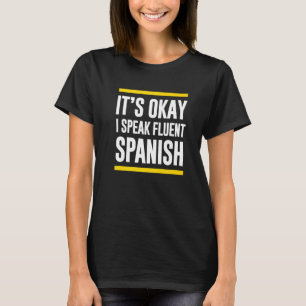 IT OK 話 I流ちょうなグアテマラスペインの国家 Tシャツ