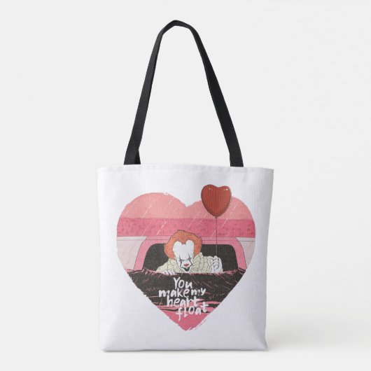 IT | Pennywise – 私のハートを浮動小数点にする トートバッグ (裏面)