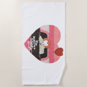 IT | Pennywise – 私のハートを浮動小数点にする ビーチタオル (正面)