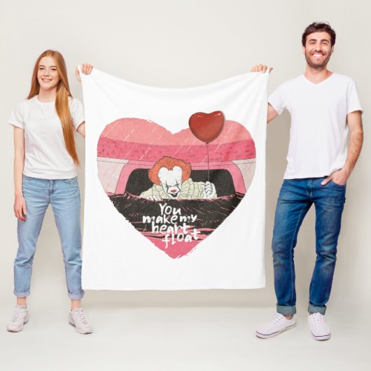 IT | Pennywise – 私のハートを浮動小数点にする フリースブランケット (インサイチュ)