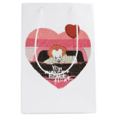 IT | Pennywise – 私のハートを浮動小数点にする ミディアムペーパーバッグ (正面)