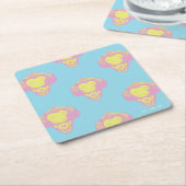 IT | Pennywise Pastel Head Pattern スクエアペーパーコースター (アングル)