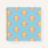 IT | Pennywise Pastel Head Pattern ノートブック (正面)