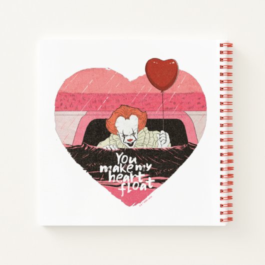 IT | Pennywise - You Make My Heart Float ノートブック (裏面)