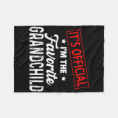 It&# s公式I&# m孫お気に入りの府 フリースブランケット (正面(横))