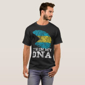 It_S私のDNAバハマのギフト指紋バ誇りを持ったー Tシャツ (正面フル)