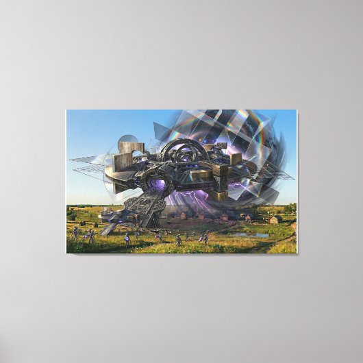 "It’s a Beautiful Place Here" キャンバスプリント (正面)