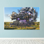 "It’s a Beautiful Place Here" キャンバスプリント (インサイチュ (ウッドフロア))