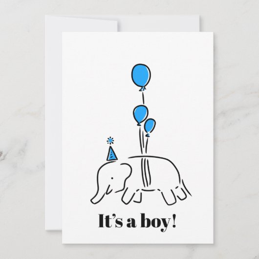 It’s a boy  シーズンカード (正面)