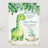 It’s a Boy Baby Shower Invitation  招待状 (正面/裏面)